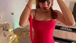 Naughty Girl Wants Halloween Mischief With Big Cock