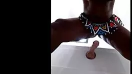 man, i’m obsessed with this zulu babe’s tits while she toys her pussy