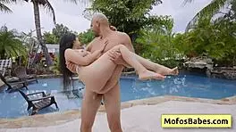 selena ivy jmac, this latina gets drilled deep outdoors!