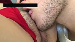 Giving intense oral to my girlfriend's wet and delicious homemade vagina