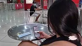 Savannah Watson meets a stranger at the mall for wild public toilet sex.