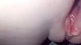 Essa branquinha moans loudly on my cock!