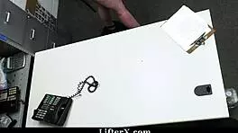 Krissy Knight Faces Shoplifting Punishment with Striptease and Domination