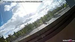 Blonde German Teen Victoria Hart Takes Big Cock Deep And Swallows Cum