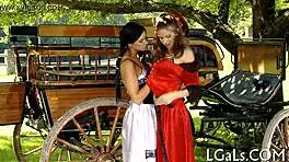Young Legal Age Teens Explore Lesbian Pleasures Together