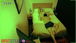 voyeur couple fucking in air bnb, what are they up to?