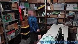 Teen Thieves Caught Giving Blowjob And Handjob For Cumshot