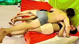 Uttaran20 Shares Amazing Threesome With Indian Hot Bhabhi At Home
