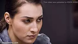 Hey, you long-legged brunette, banging your boss like that?