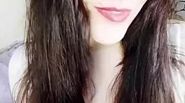 backstage with a pretty brunette in uniform