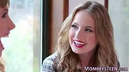 lesbian teen tribbing milf for first time 😍