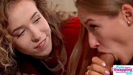 Nata Ocean, no hiding that dick from our deepthroat trio.