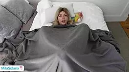 i just needed untying, but step sister bondage play got wild with creampie