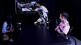 Hey, are you watching this hot striptease with big ripped assets?