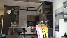 hot redhead college girl tries fashion haul, ends in porn casting