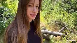 Pov Trail Encounter With Petite Romanian Hiker