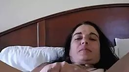 Petite Emy Angel Intensely Gropes Her Body