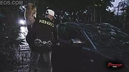 Ashley Rose and Danyel reunite for steamy anal in bath.