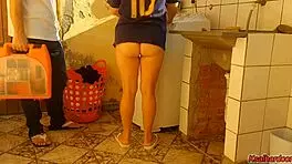 Married Housewife Pays Washing Machine Technician