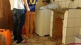 Married Housewife Pays Washing Machine Technician