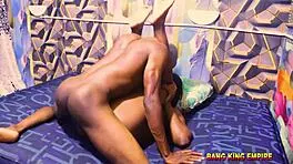 Ebony Beauty's Intense Vacation Passion