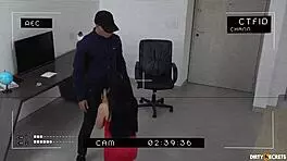 i seduce the head of security with my big cock and cum on his face 😈