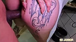 novinha gaucha manuh gets assfucked and blows