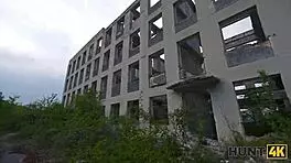 Sexy Russian brunette cheats on boyfriend with stranger in public