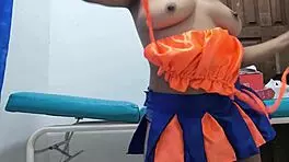 During work hours, he records inserting huge anal plug. 😏