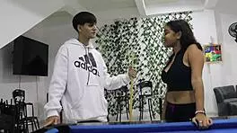 Fucked On Billiard By Older Stepbrother