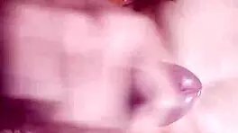 Hot guy teases his big cock alone in hotel room with intense strokes