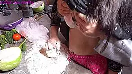 Fat Mother-In-Law Fucked In Kitchen Asshole.