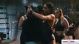 All girl gangs battling with sex!