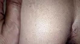 Beautiful muslim girlfriend poses in shorts