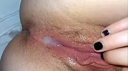 Wow, Azulhad4’s Argentine vagina takes a massive cumshot load