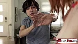 Petite teen 18+ Scarlet Skies accidentally fucks stepbro in doggystyle, oops!