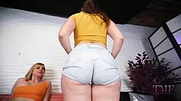 Foot worship payback featuring ashlynn taylor and kate england in taboo lesbian fetish