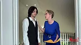 i banged teen students pta with two hot milfs but it was so fun