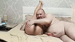 Watch this older man lick her ass and tease her pussy? So hot!