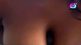 beautiful african actress performs on camera