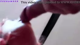 Big submissive French slut gets fucked in all holes, ending with a facial.