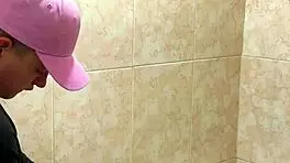 Hot Students Caught In Passionate Bathroom Encounter