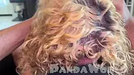 嗯，双BBC口交深黑妞白肤金发骚货