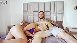 i share a bed with my stepbro and he makes me suck his cock