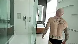 Two shemales dominate and fuck a guy with intense power