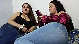 hey, i’m banging my friend’s husband in the shower while she’s in the room... damn, these culonas tetonas are wild!