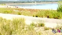 Swamp Heat Gets Briseida Myers Wet for Outdoor Nudist Quickie