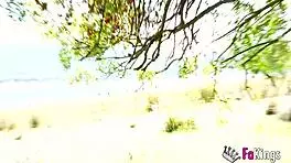 Swamp Heat Gets Briseida Myers Wet for Outdoor Nudist Quickie