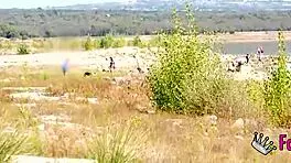 Swamp Heat Gets Briseida Myers Wet for Outdoor Nudist Quickie