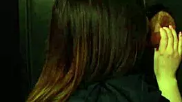 nurse visits gloryhole in costume for first time deepthroat